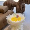 52支 黄色永生花花束